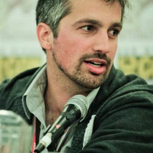 Matt Pizzolo discussing Godkiller at San Diego Comic Con 2011