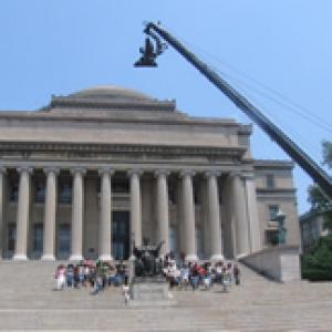 jimmy jib at Columbia University, NYC