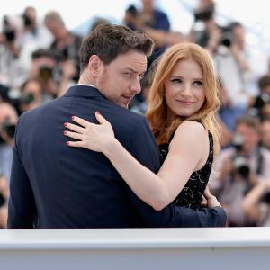 James McAvoy and Jessica Chastain at event of The Disappearance of Eleanor Rigby Them 2014