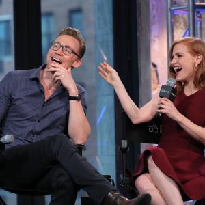 Tom Hiddleston and Jessica Chastain
