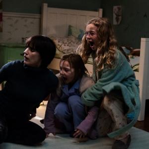 Still of Jessica Chastain Megan Charpentier and Isabelle Nlisse in Mama 2013