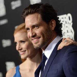 Édgar Ramírez and Jessica Chastain at event of Taikinys #1 (2012)