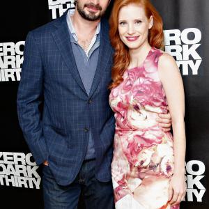 Jessica Chastain and Mark Boal at event of Taikinys #1 (2012)