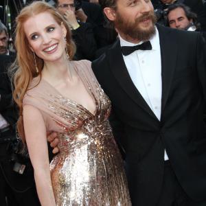Tom Hardy and Jessica Chastain at event of Virs istatymo (2012)