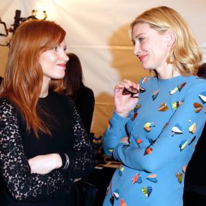 Cate Blanchett and Jessica Chastain at event of 30th Annual Film Independent Spirit Awards (2015)