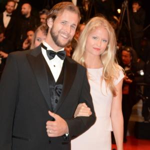 Erin King with Bradford Jackson for the premier of The Rover at the Cannes Film Festival 2014