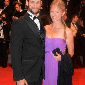 Erin King and Bradford Jackson at the premier of 