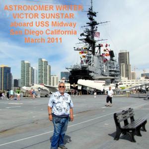 Aboard USS MIdway in San Diego for project research