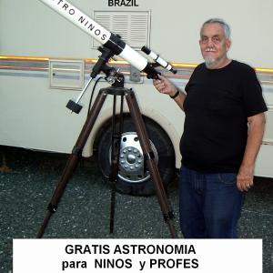FREE ASTRONOMY OUTREACH for KIDS and TEACHERS in South America