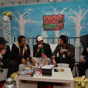 Interviewing Slightly Stoopid backstage  KROQs AAX 2012 Gibson AmphitheaterUniversal Studios Hollywood