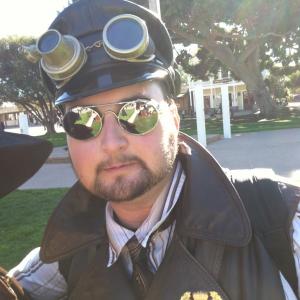 Valiant dressed Steampunk for Old Town San Diego 2014