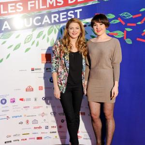Gabi Suciu and Olivia Nita at the closing ceremony for Les films de Cannes a Bucarest.