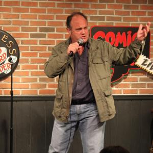 On stage at the Comic Strip NYC