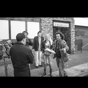 Pat Necerato directing Victoria Gates, Kenneth John McGregor and Rusty Joiner in the feature Film 
