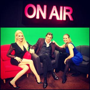 Victoria Gates and Kenneth McGregor interview for television talk show with Kirsten Quinn of CCPTV
