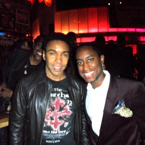 Montrel Miller and Allen Payne at wrap party for Season 6 of Tyler Perrys House of Payne