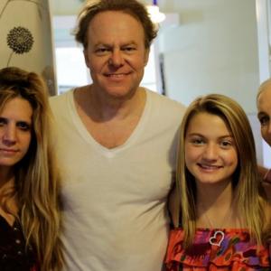 Amanda Sorvino, Greg Travis, Laci Kay, and Pepper Jay on the set of the feature film Midlife.
