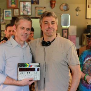 With C. Thomas Howell on set of SICK PEOPLE.
