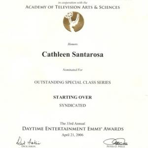 Cat Santarosa Two-Time Emmy Award Nominated Television Producer