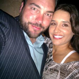 Danilo Di Julio and wife Corianna out on the town in LA