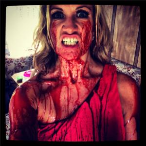On Set of Zombie Women of Satan 2