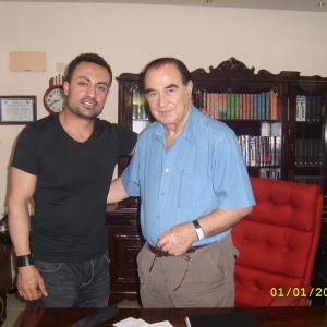 With director Mohydeen Quandour in the office