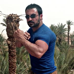 Setphoto from BARA From legendary KICKBOXER actionstar Mohamed Qissi aka Tong Po I played Jaafar right hand of Bara himself BARA will be premiering Januari 8th 2016 in theater Oujda Morocco March 2014