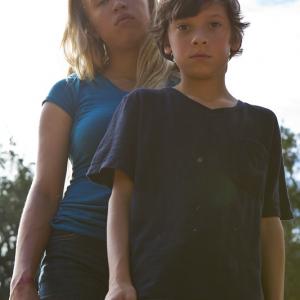 Still of Tristan DeVan and Evie Thompson from The Girl