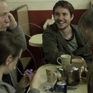 James Cosmo Brian Pettifer Martin Compston and Natasha Watson in Donkeys 2010