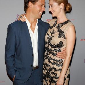 Nat Faxon and Judy Greer at event of Married 2014