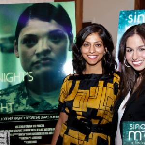 Catalina Tamayo with Satinder Kaur at the screening and premiere of Tonights the Night