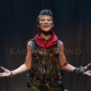 Grant Venable as Peter Pan in Fly the Musical