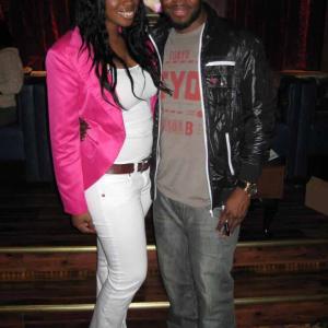 Omaka Omegah from MovieSoSnet with RB soul singer Dwele