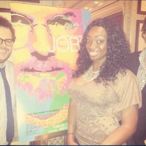 Jobs press day with Josh Gad and Joshua Michael Stern with Omaka Omegah from Movie SOS