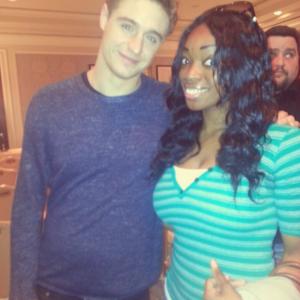 Omaka from Movie SOS interviews one of the stars of The Host Max Irons