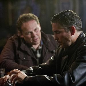 Still of Jim Caviezel and Kevin Chapman in Person of Interest 2011