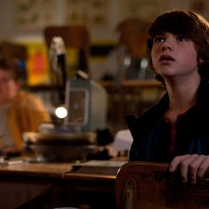 Still of Joel Courtney and Riley Griffiths in Super 8 (2011)