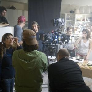 Director Patricia Chica on set of DAY BEFORE YESTERDAY