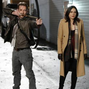 Still of Sean Maguire and Lana Parrilla in Once Upon a Time 2011