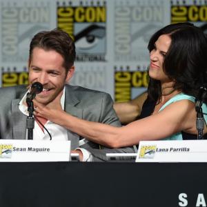 Sean Maguire and Lana Parrilla at event of Once Upon a Time 2011