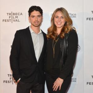 Chris Gouchoe and Mandy Moody attend the premiere of Birthday at the Shorts Program during the 2015 Tribeca Film Festival at Regal Battery Park 11 on April 19 2015 in New York City