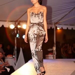 Modeling Cassanova Project Runway season 8 designer Transitopia fashion show Honolulu