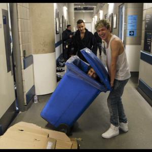 Still of Liam Payne, Harry Styles and Niall Horan in One Direction: Tai mes (2013)