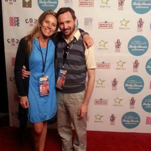 James Card and Jules Baker, HollyShorts Film Festival, Los Angeles, August 2013.