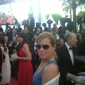 the red carpet at Cannes  2011
