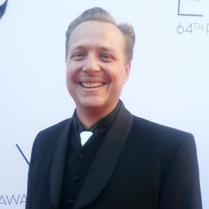 James Ganiere on the red carpet at the 64th Primetime Emmys