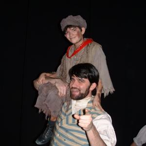 As Gavroche in the Broadway revival of Les Miserables 2007