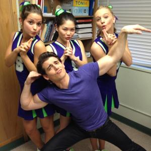 With Tiffany Maher, Mollee Gray and John Deluca in Zombies and Cheerleaders