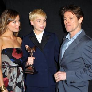 Willem Dafoe Michelle Williams and Olivia Wilde