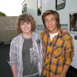 Maxwell Chase & Jimmy Bennett 'No Ordinary Family' July 2010